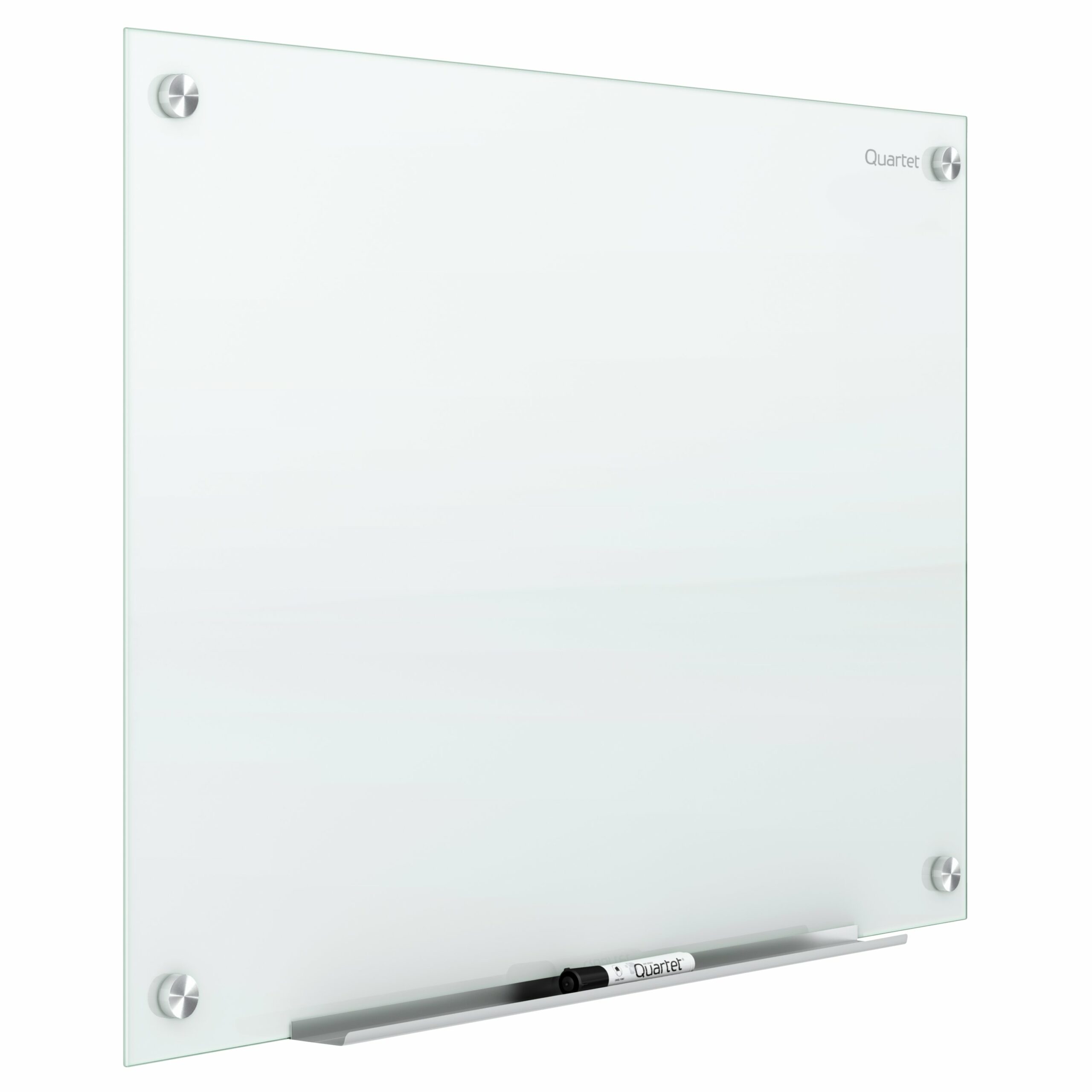 Infinity Glass Dry Erase Board, Magnetic, 48x36, White - Quartet