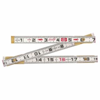 Industrial Supplies and Equipment, Scales, Red End Rulers, 6 ft, Wood, Inch/Metric, 2 Scales